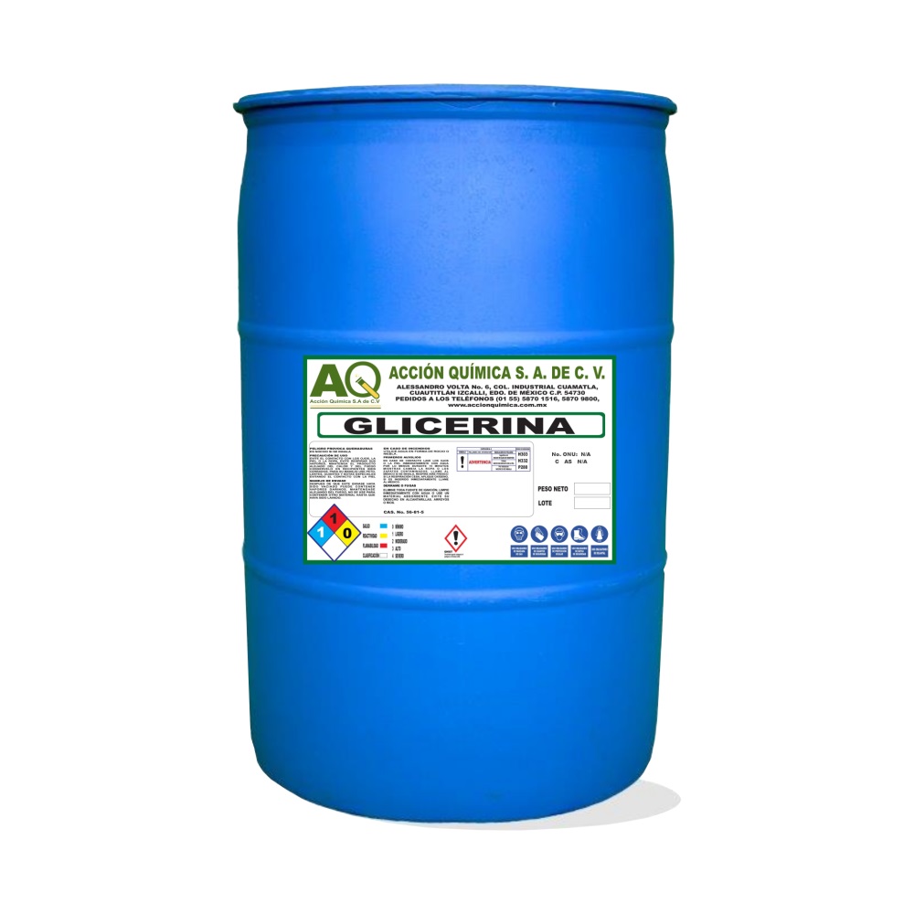 Glicerina - Acción Química