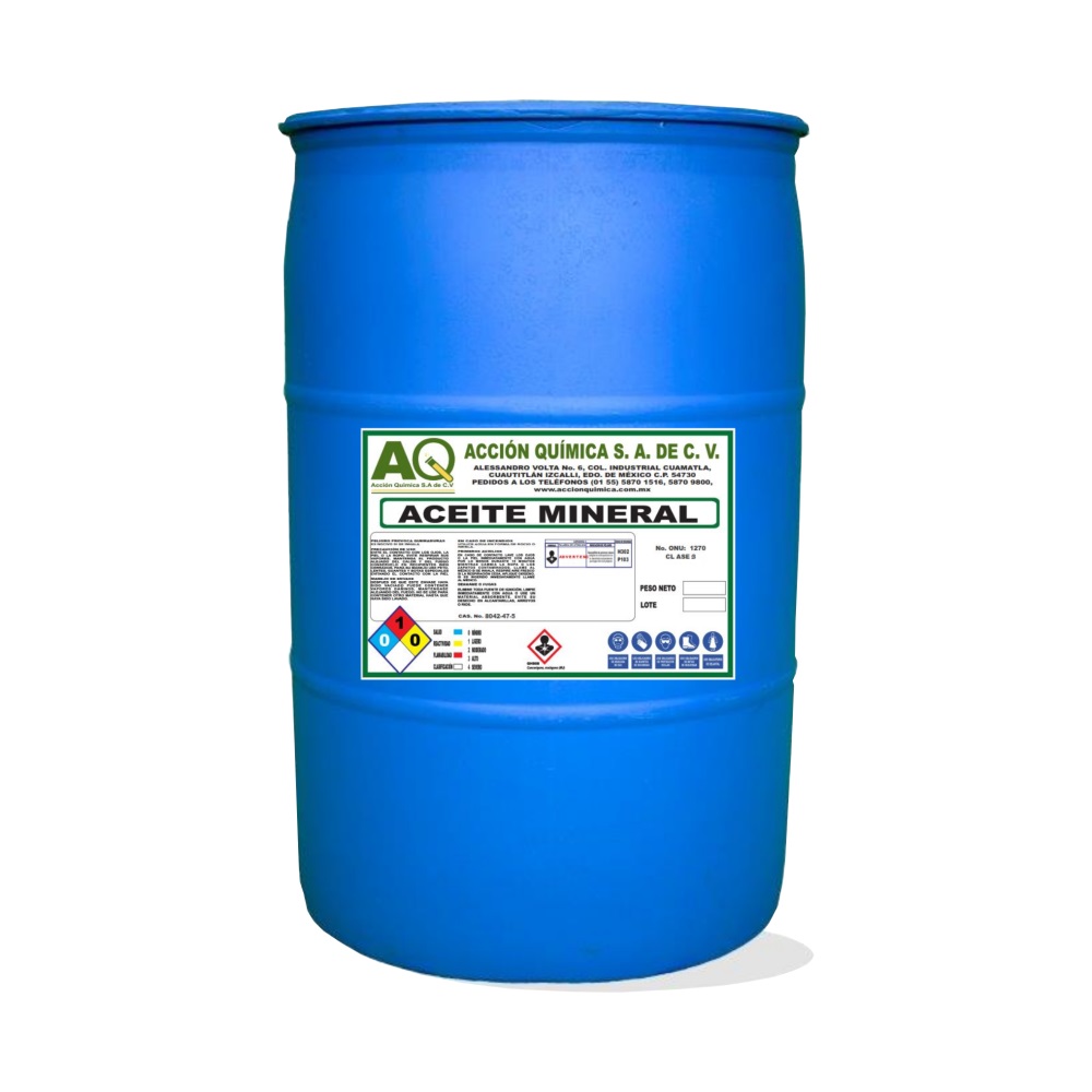 Aceite Mineral - Acción Química