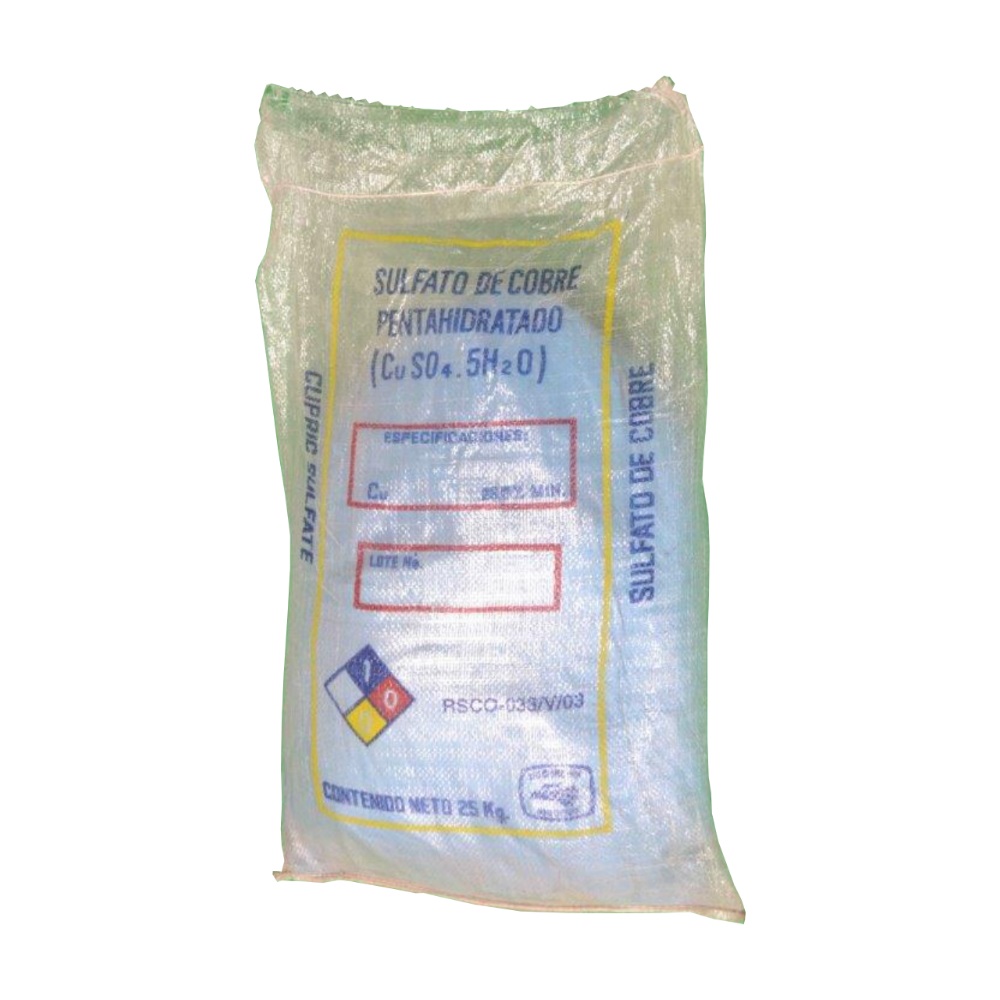Sulfato de cobre pentahidrato - Cristales - 25.2% Cu - 5 libras